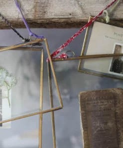 Nkuku Home Accessories Kiko Brass Photo Frames