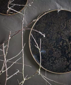 Nkuku Kiko Oiled Decorative Mirror - Antique Brass Home Accessories