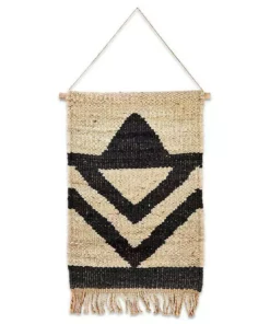 Nkuku Kilbo Hemp Wall Hanging - Triangles Home Accessories