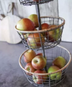 Nkuku Koba Wire Bowl Stand Kitchen 8 Nkuku Koba Wire Bowl Stand Kitchen