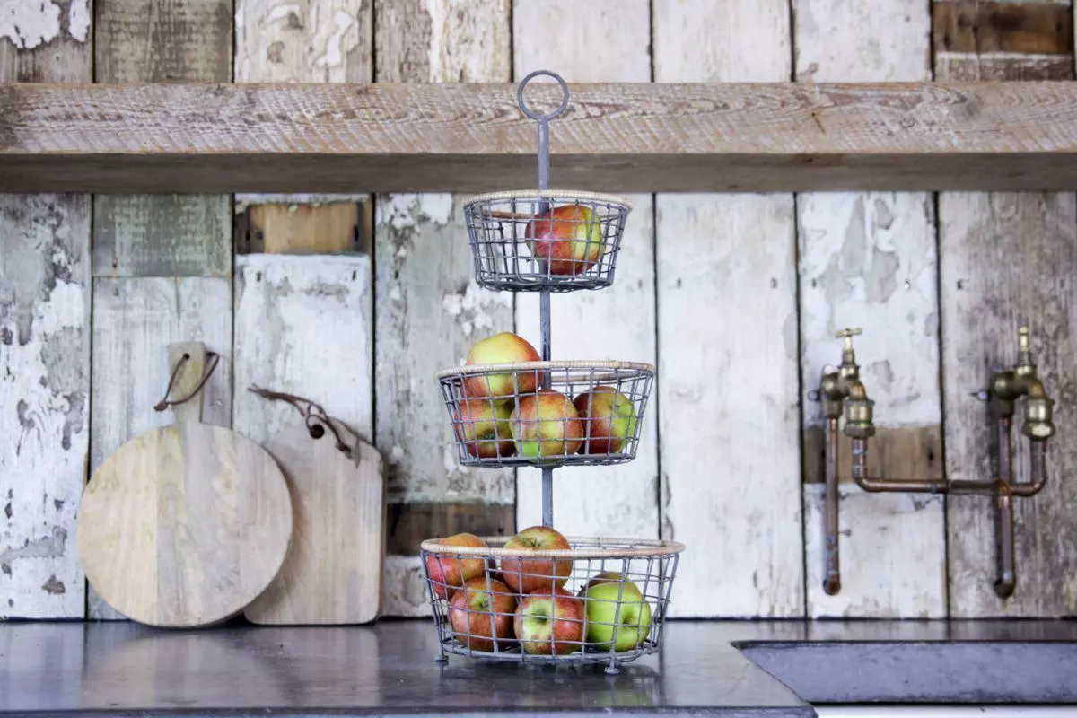 Nkuku Koba Wire Bowl Stand Kitchen 3 Nkuku Koba Wire Bowl Stand Kitchen