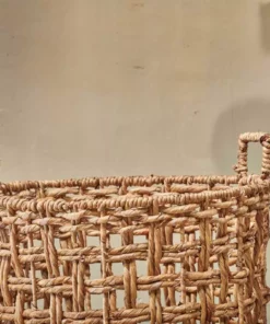 Nkuku Kora Round Storage Basket Soft Furnishings