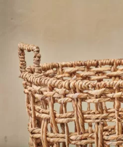 Nkuku Kora Round Storage Basket Soft Furnishings