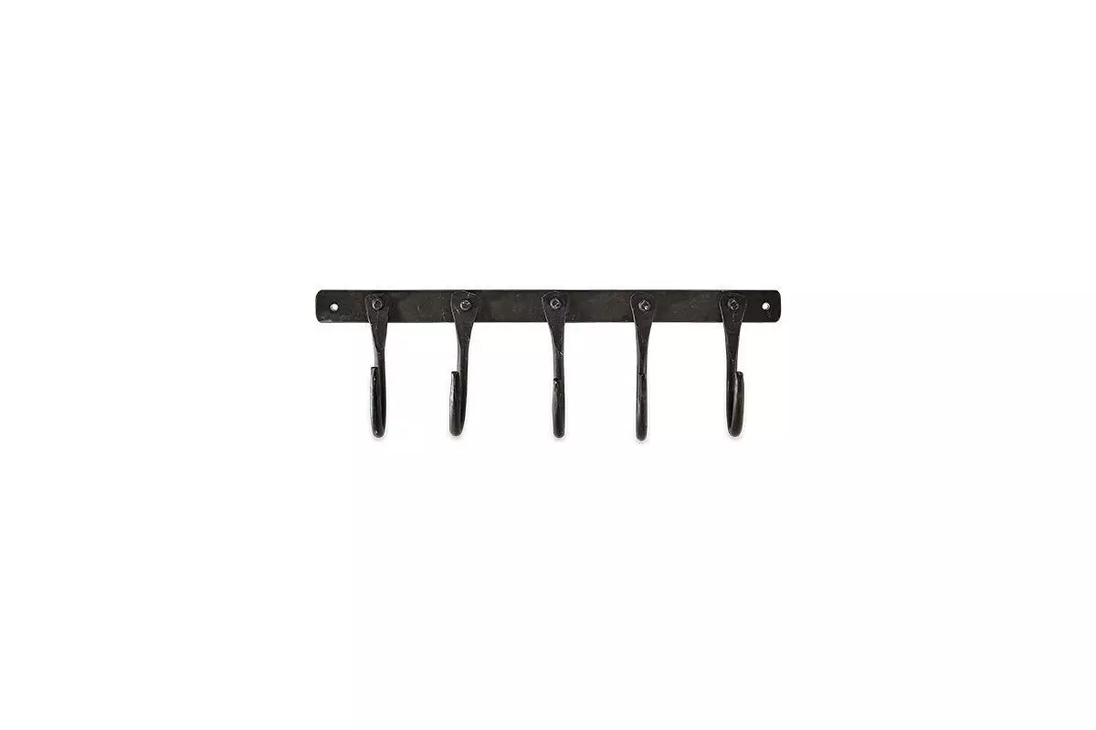 Nkuku Home Accessories Kuna Iron Hooks - Antique Black 5 Nkuku Home Accessories Kuna Iron Hooks - Antique Black