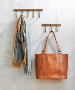 Nkuku Kuna Iron Hooks - Antique Brass Home Accessories