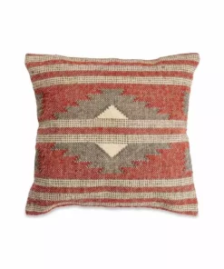 Nkuku New Arrivals Kutha Kilim Cushion Cover - Rust