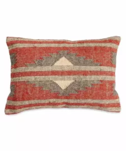 Nkuku New Arrivals Kutha Kilim Cushion Cover - Rust