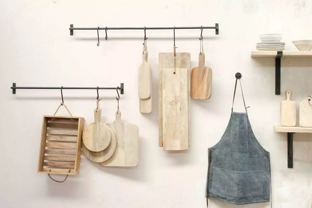 Nkuku Laila Hanging Rail Decorative Hooks 3 Nkuku Laila Hanging Rail Decorative Hooks