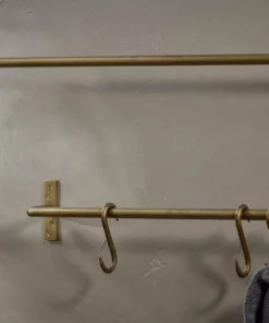 Nkuku Laila Iron Hanging Rail - Brass
