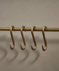 Nkuku Laila Iron Hanging Rail - Brass