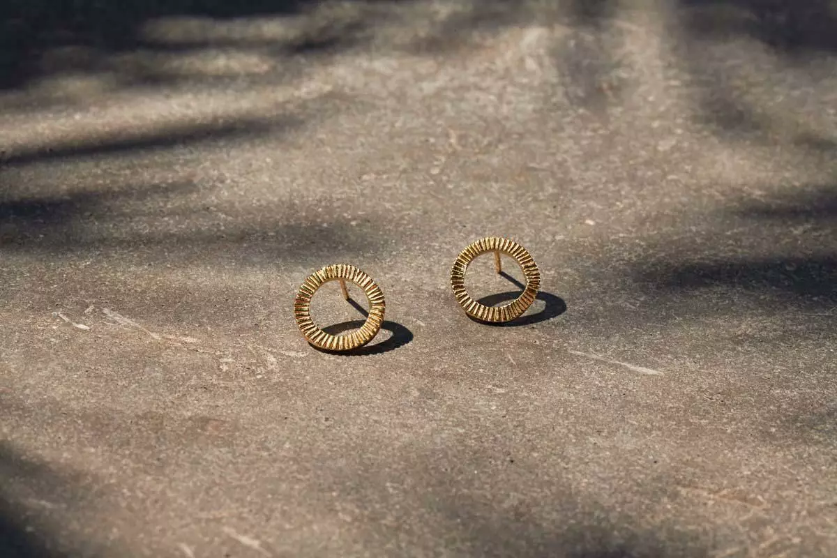 Nkuku Lalia Etched Earrings 3 Nkuku Lalia Etched Earrings