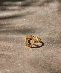 Nkuku Lalia Etched Ring Band