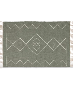 Nkuku Lamandi Recycled Rug - Moss