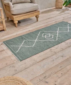 Nkuku Lamandi Recycled Runner - Moss Home Accessories