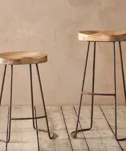 Nkuku Loko Stool - Tall Kitchen & Dining Room