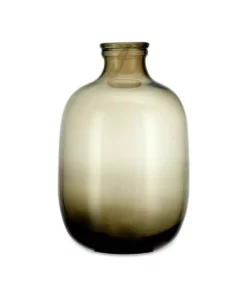 Nkuku Lua Glass Vase - Vintage Brown