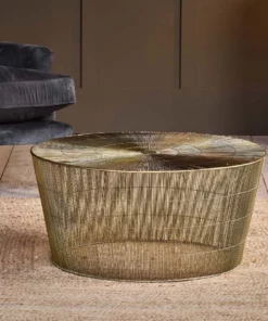 Nkuku Mahua Iron Coffee Table