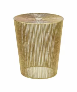 Nkuku Mahua Iron Side Table