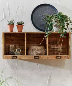 Nkuku Storage & Shelving Makua Wooden Locker Shelf - Small