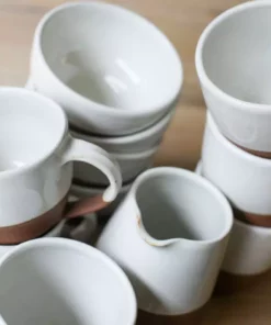 Nkuku Mali Large Mug - White (Set Of 2)