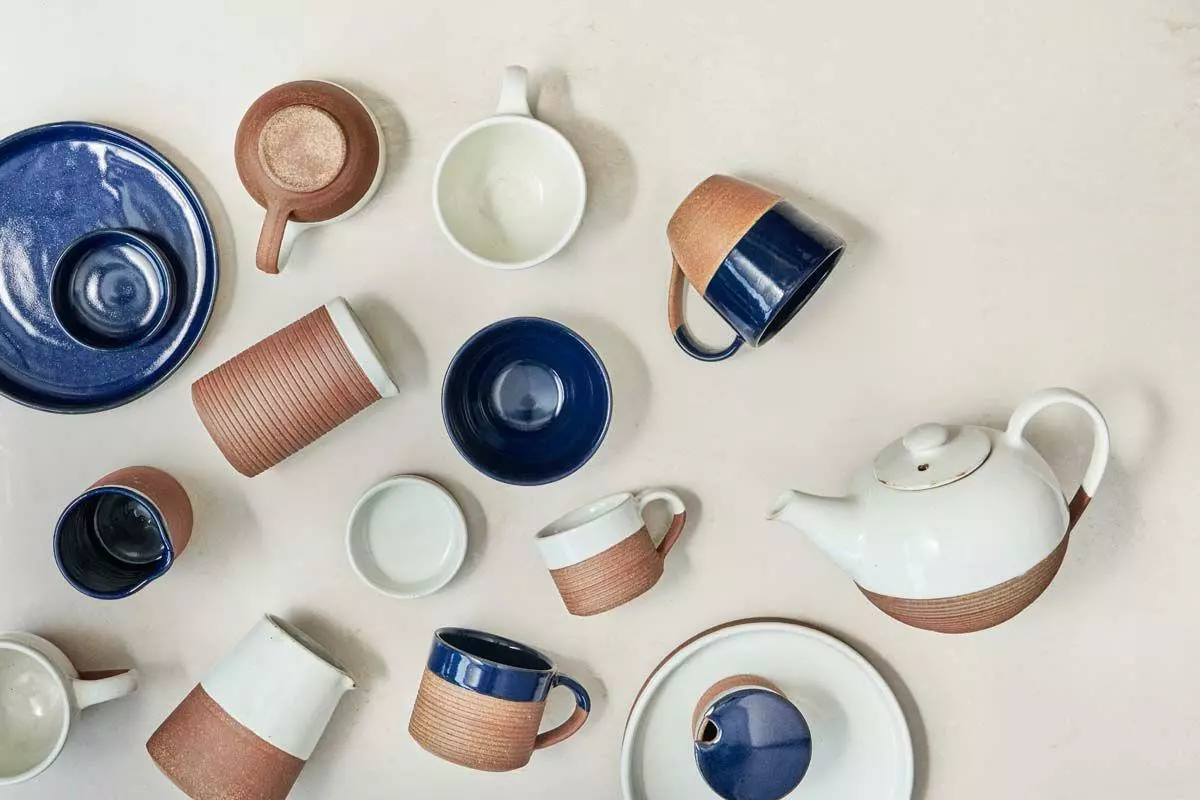 Nkuku Mali Ribbed Espresso Mug - White (Set Of 2) Tableware 4 Nkuku Mali Ribbed Espresso Mug - White (Set Of 2) Tableware