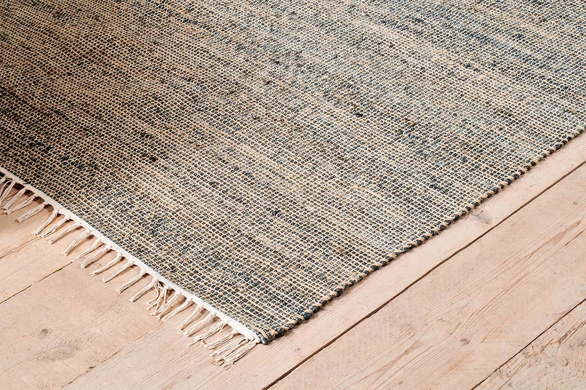 Nkuku Manado Jute & Cotton Rug - Indigo 6 Nkuku Manado Jute & Cotton Rug - Indigo