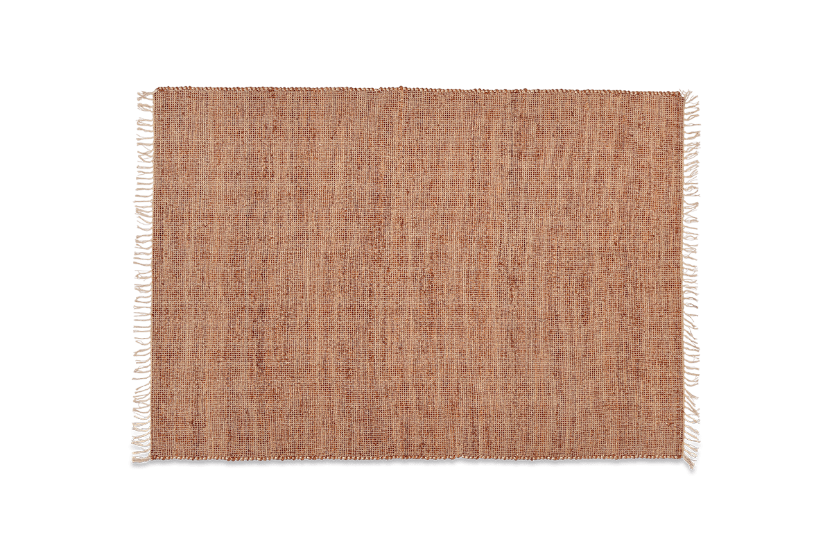 Nkuku Manado Jute & Cotton Rug - Rust 10 Nkuku Manado Jute & Cotton Rug - Rust