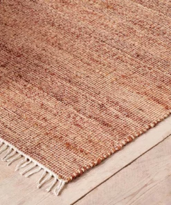 Nkuku Manado Jute & Cotton Rug - Rust 14 Nkuku Manado Jute & Cotton Rug - Rust