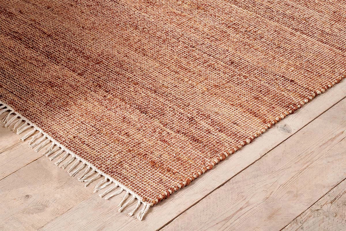 Nkuku Manado Jute & Cotton Rug - Rust 6 Nkuku Manado Jute & Cotton Rug - Rust