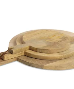 Nkuku Chopping Boards Mango Wood Pizza Board