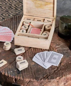 Nkuku Eco-Friendly Gifts Mango Wood Poker Set