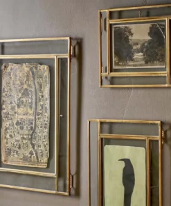 Nkuku Marisa Brass Wall Hung Frame