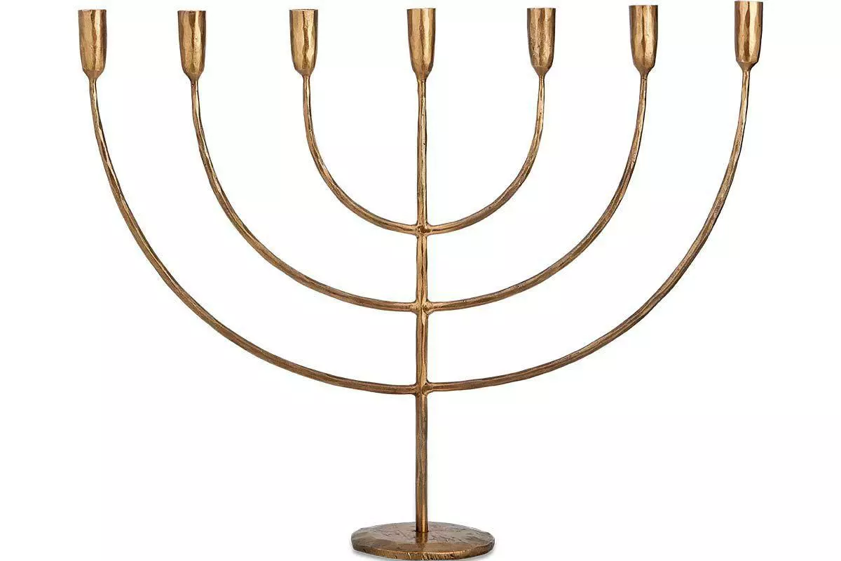 Nkuku Home Accessories Mbata Giant Brass Candelabra - Antique Brass 4 Nkuku Home Accessories Mbata Giant Brass Candelabra - Antique Brass