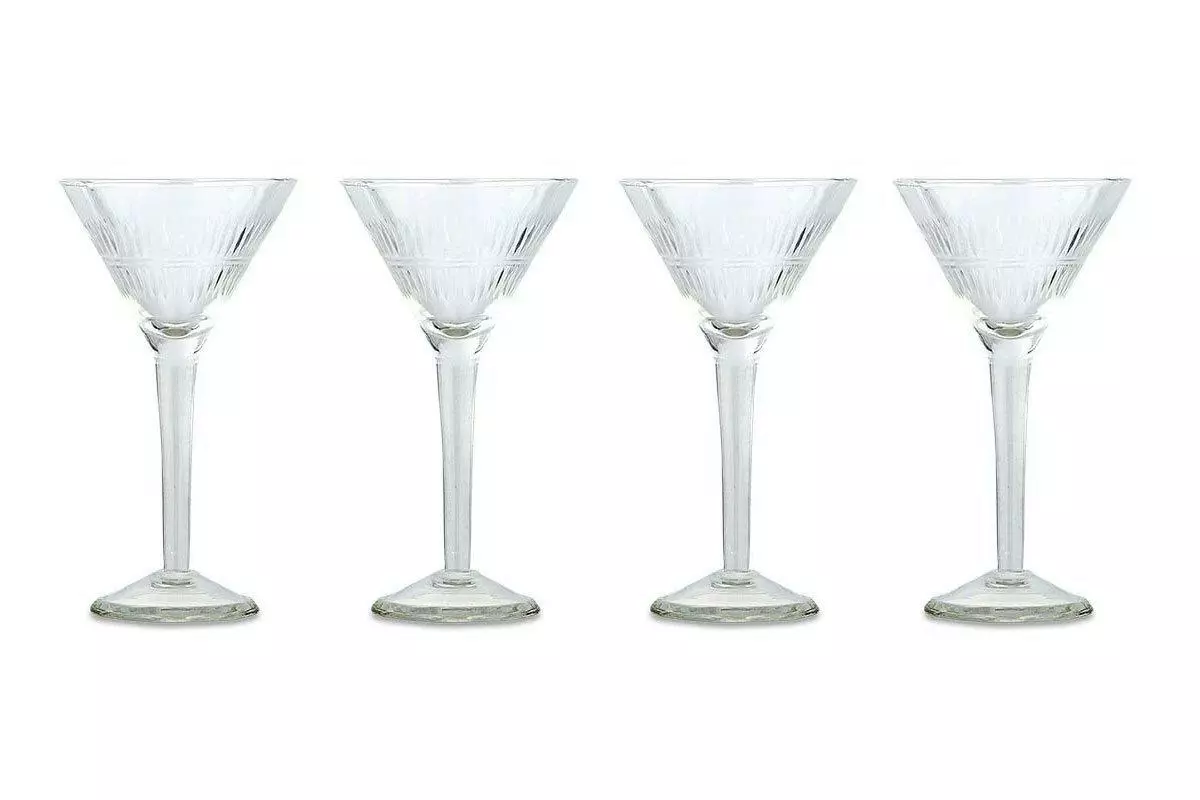 Nkuku Mila Cocktail Glass - Clear (Set Of 4) Tableware 5 Nkuku Mila Cocktail Glass - Clear (Set Of 4) Tableware