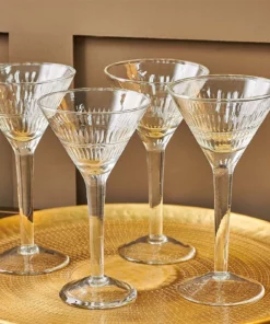Nkuku Mila Cocktail Glass - Clear (Set Of 4) Tableware
