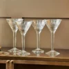Nkuku Mila Cocktail Glass - Clear (Set Of 4) Tableware
