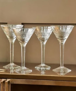 Nkuku Mila Cocktail Glass - Clear (Set Of 4) Tableware