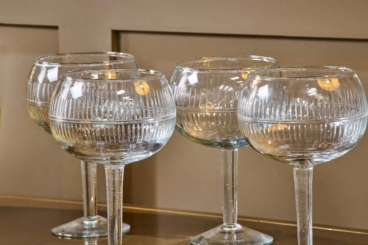 Nkuku Tableware Mila Gin Glass - Clear (Set Of 2) 4 Nkuku Tableware Mila Gin Glass - Clear (Set Of 2)