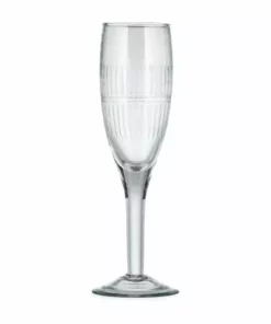 Nkuku Mila Tall Champagne Glass - Clear (Set Of 4) Tableware