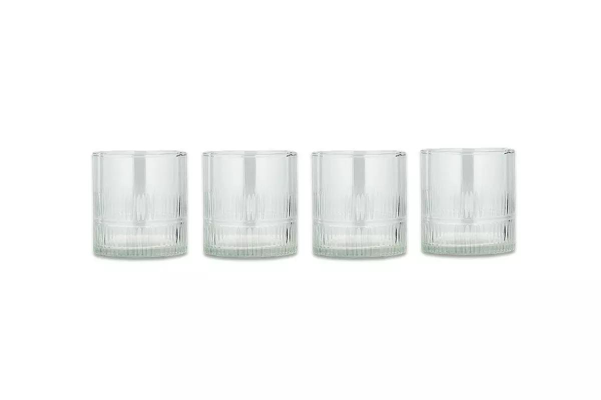 Nkuku Mila Tumbler - Clear (Set Of 4) 5 Nkuku Mila Tumbler - Clear (Set Of 4)