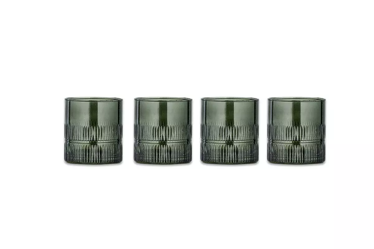 Nkuku Tableware Mila Tumbler - Dark Emerald (Set Of 4) 5 Nkuku Tableware Mila Tumbler - Dark Emerald (Set Of 4)