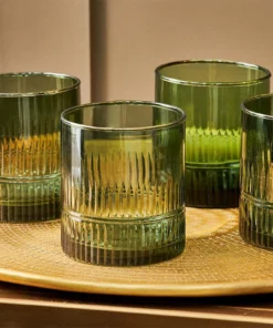 Nkuku Tableware Mila Tumbler - Dark Emerald (Set Of 4)