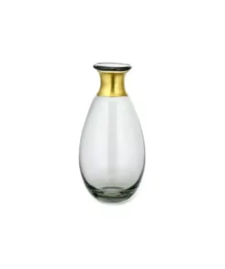 Nkuku Miza Mini Glass Vase - Smoke 11 Nkuku Miza Mini Glass Vase - Smoke