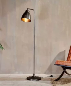 Nkuku Muturi Floor Lamp - Aged Bronze Living Room