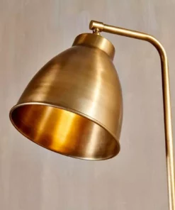 Nkuku Living Room Muturi Floor Lamp - Antique Brass