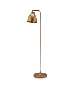 Nkuku Living Room Muturi Floor Lamp - Antique Brass