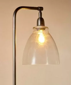Nkuku New Arrivals Muturi Glass Floor Lamp - Aged Bronze