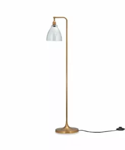 Nkuku Muturi Glass Floor Lamp - Antique Brass New Arrivals