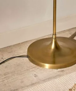 Nkuku Muturi Glass Floor Lamp - Antique Brass New Arrivals