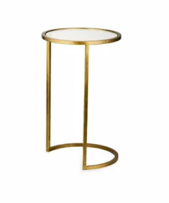 Nkuku Nakuru Iron & Glass Side Table Set - Brass 12 Nkuku Nakuru Iron & Glass Side Table Set - Brass